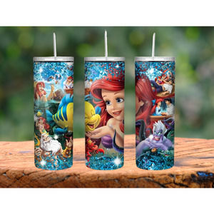 Disney Ariel 20 Oz Skinny Tumbler